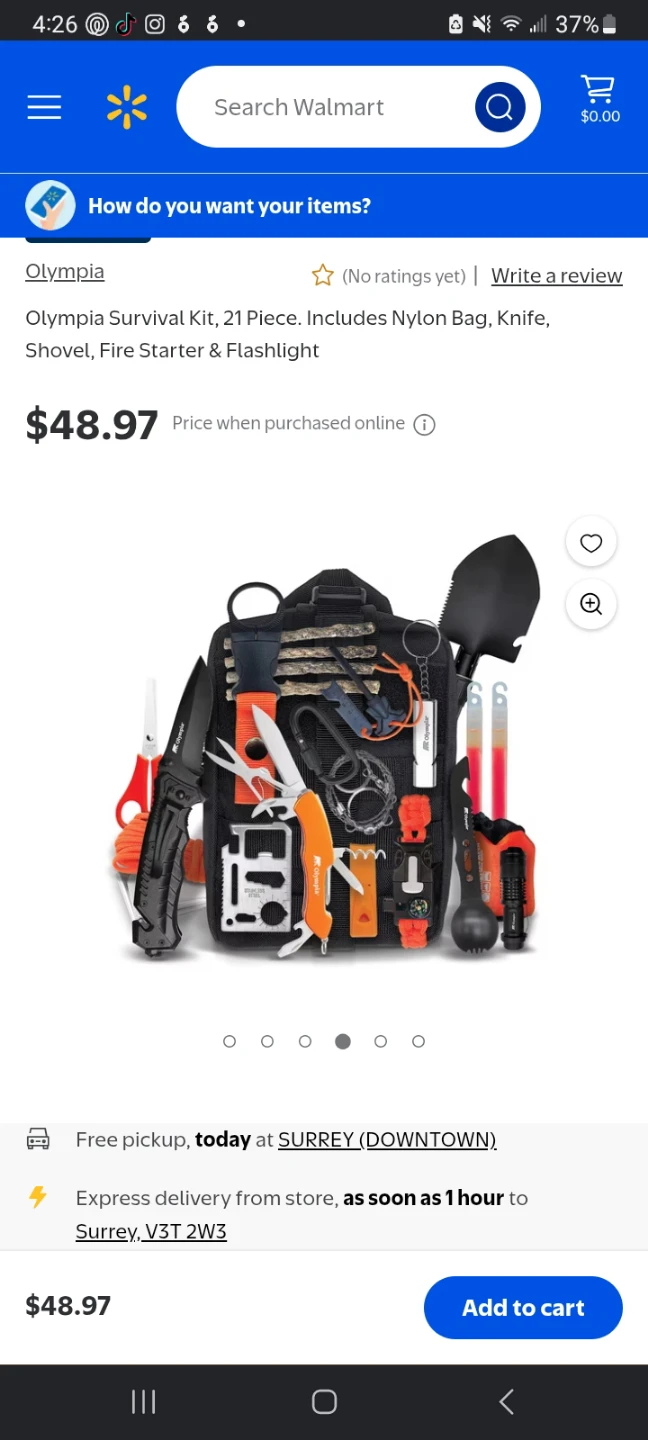 Olympia Survival Kit 21 Piece brand new - photo 4