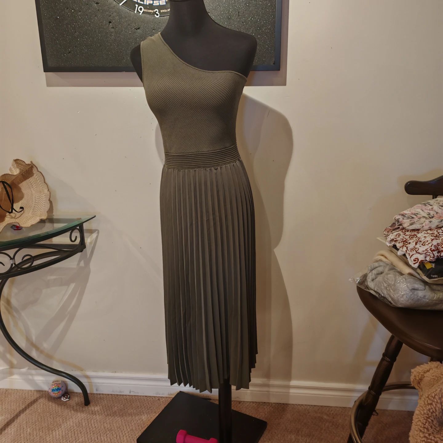 Ted baker Knit One-Shoulder Pleated Dress - photo 4