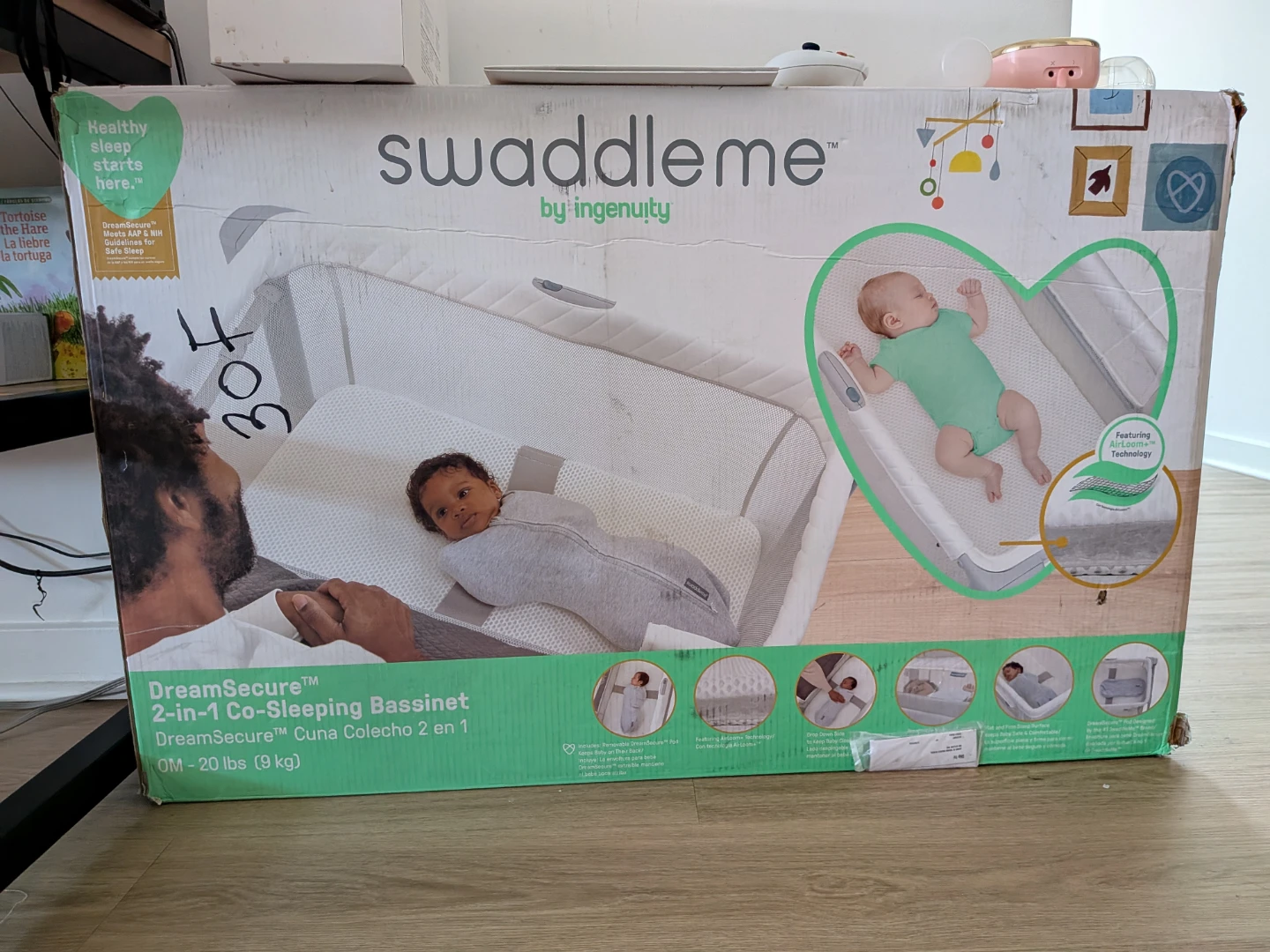 SwaddleMe by Ingenuity DreamSecure 2-in-1 Bassinet