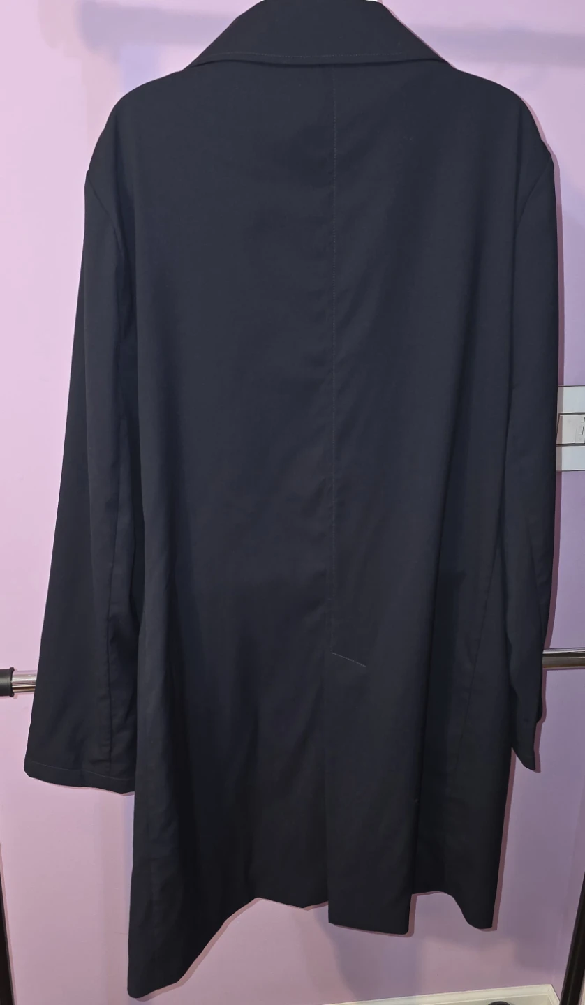 Cinzia Rocca Icons Black Tranch Rain Coat Jacket size 16 - photo 3