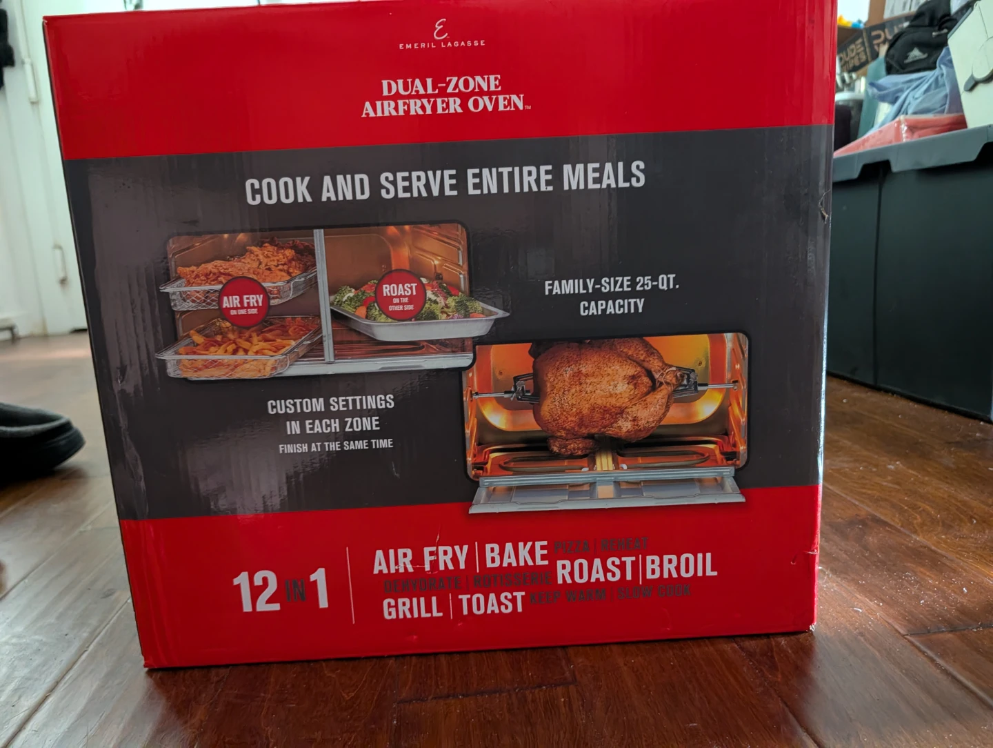 Emeril Lagasse Dual-Zone Airfryer Oven