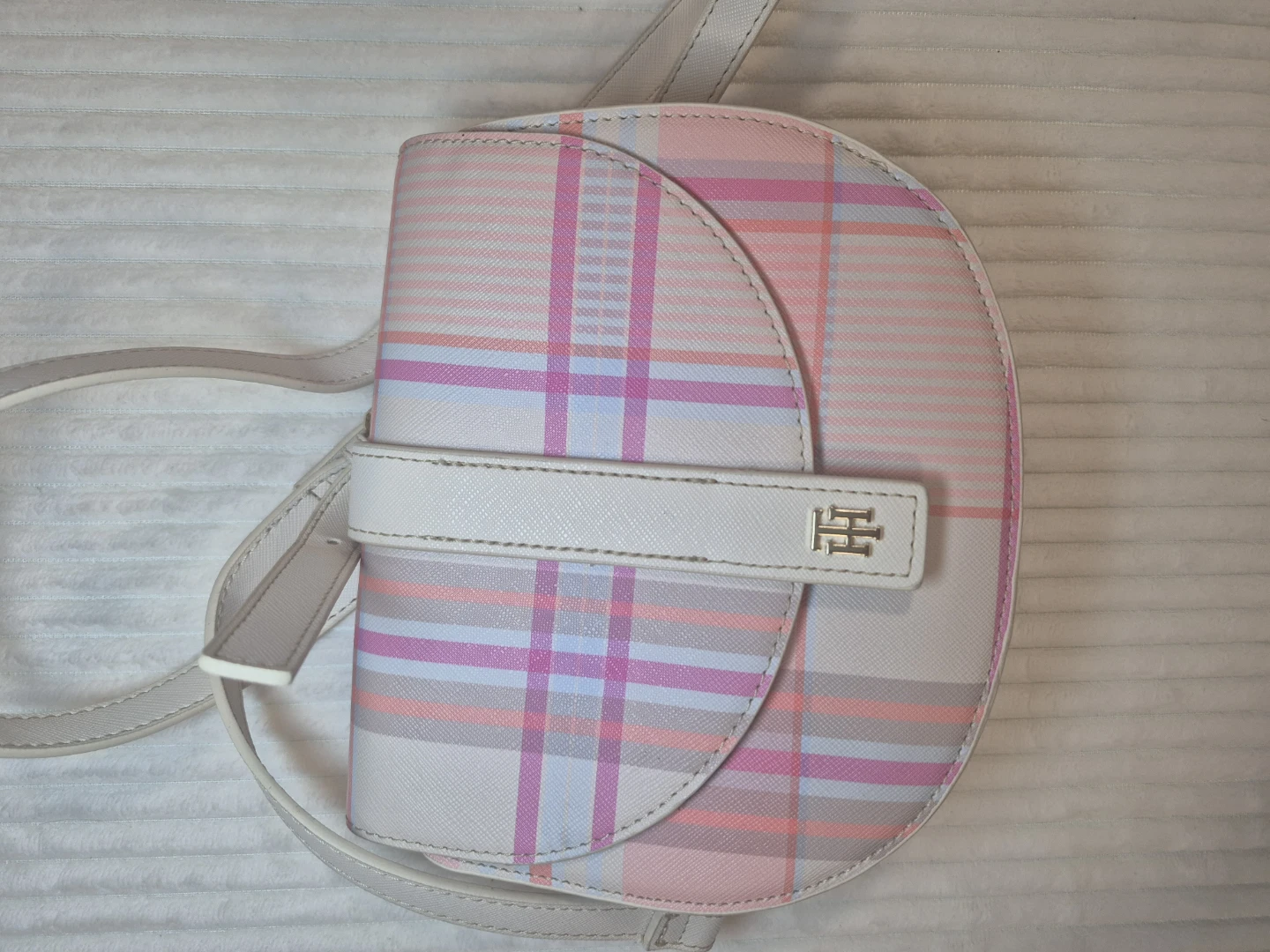Tommy Hilfiger Plaid Saddle Bag - photo 5