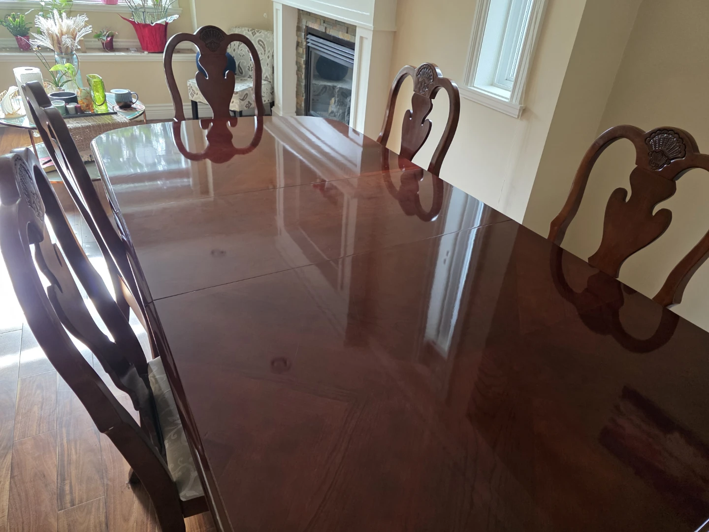 Wooden Dining Table and Chairs Set - photo 2