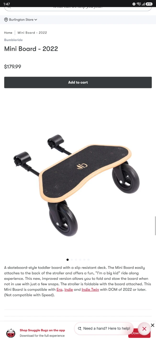 Bumbleride Mini Board