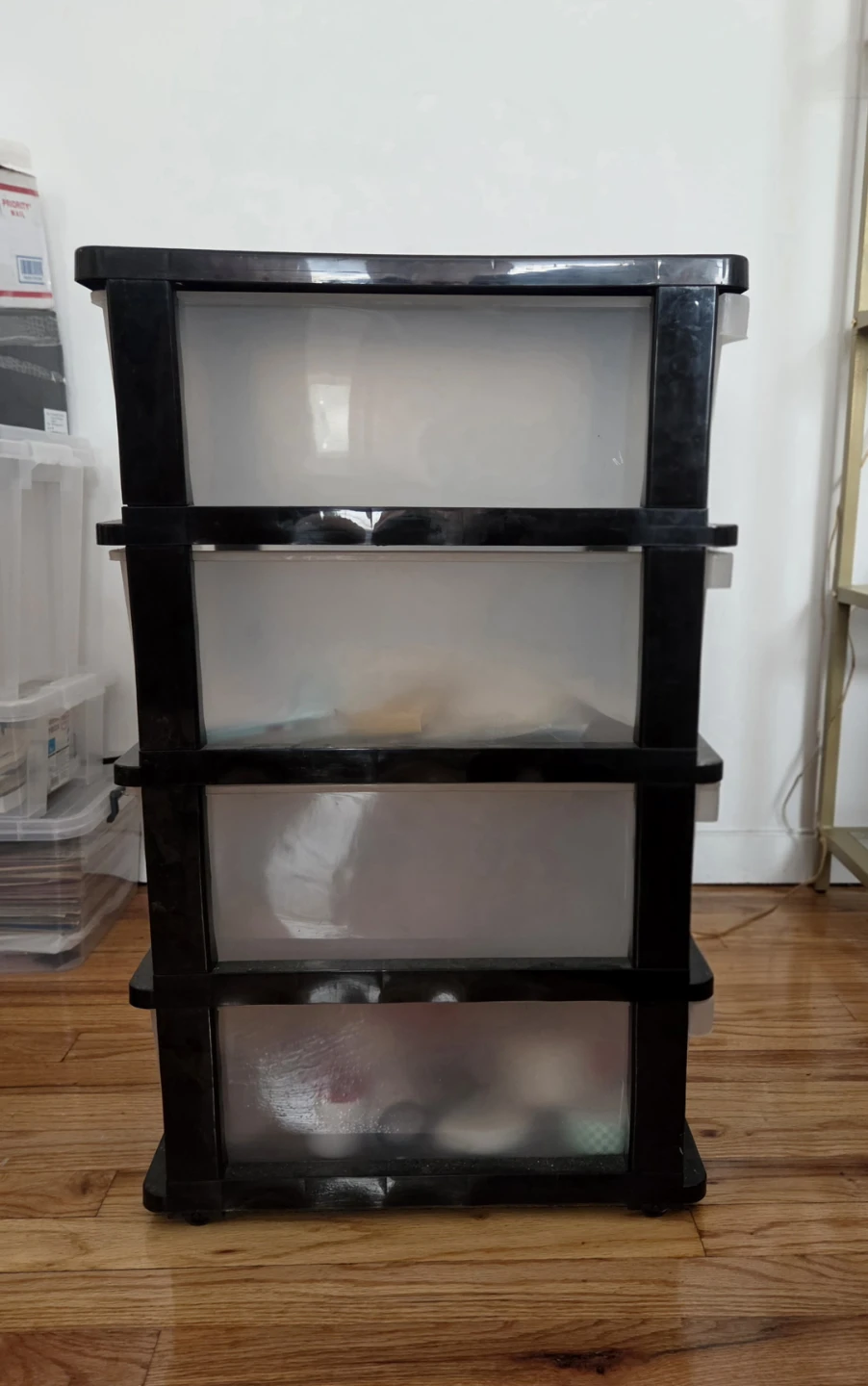 (Set of 2 ) 4-Drawer Plastic Storage Unit - photo 2