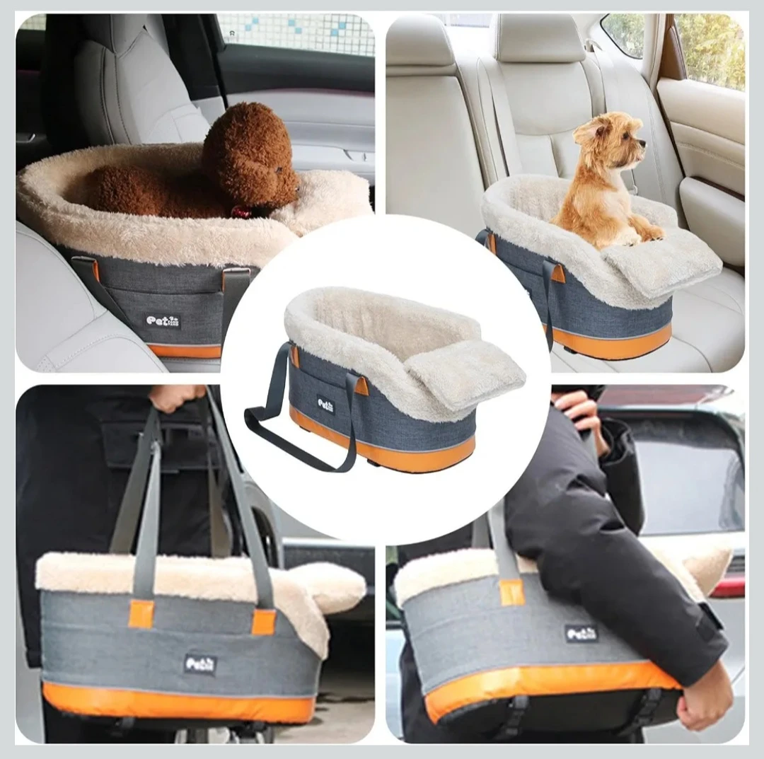 Dog Seat Centre Console Car for Small Dogs and Cats Detac.... - photo 3