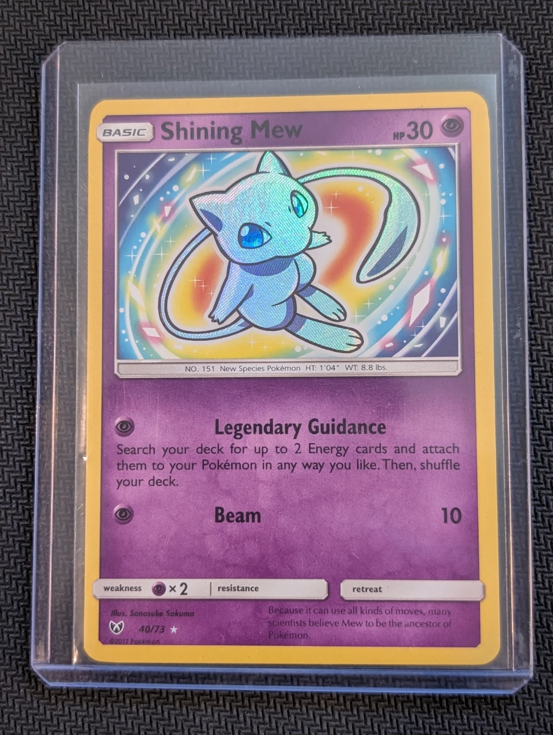 Shining Mew Shining Legends Holo 40/73 - Pokemon - photo 3