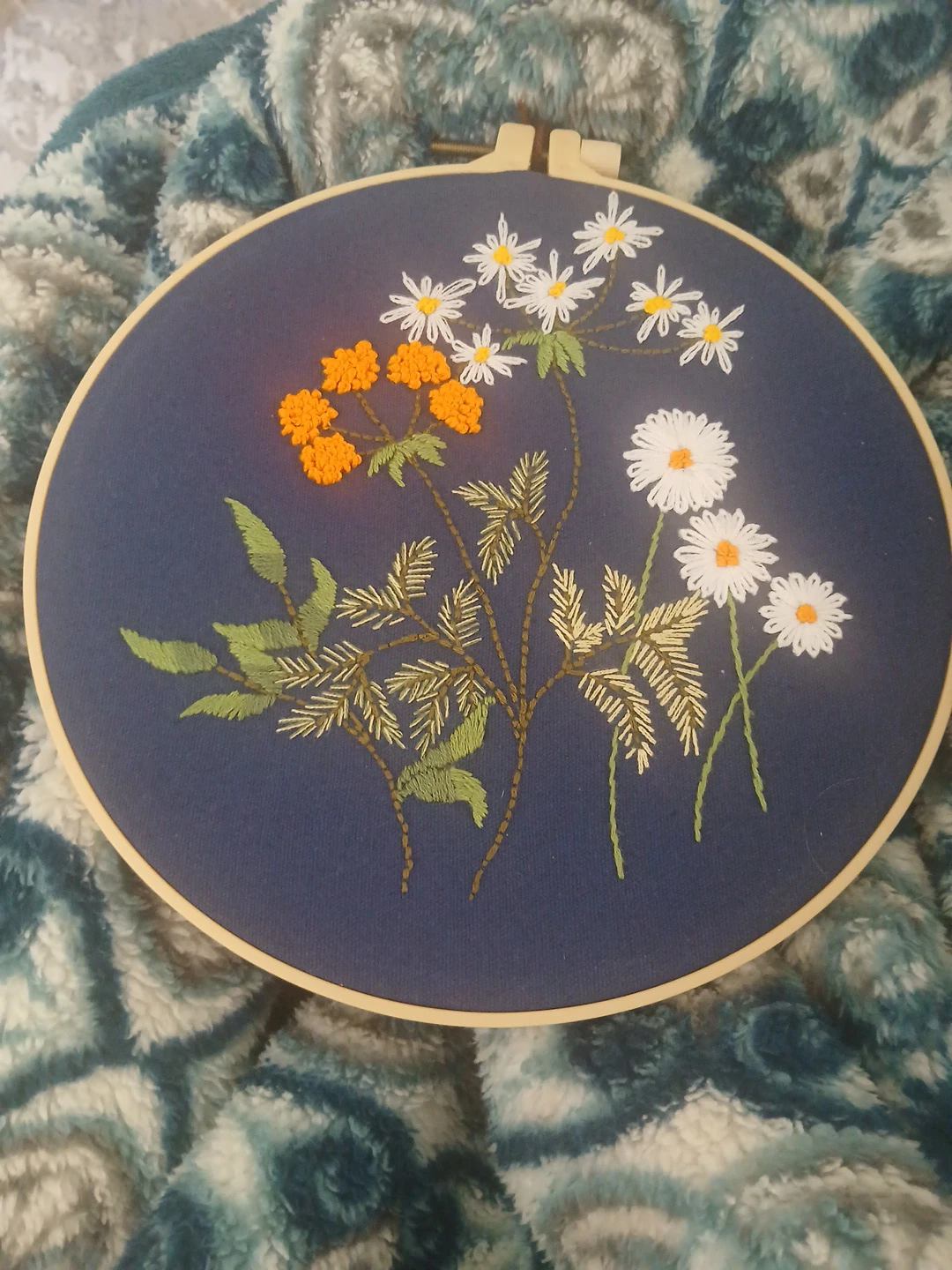 Embroidery Hoop Art - Floral Design - photo 2