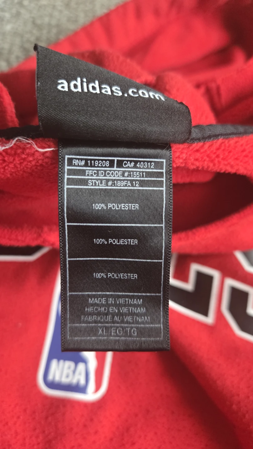 Adidas Chicago Bulls Fleece Hoodie XL - photo 4