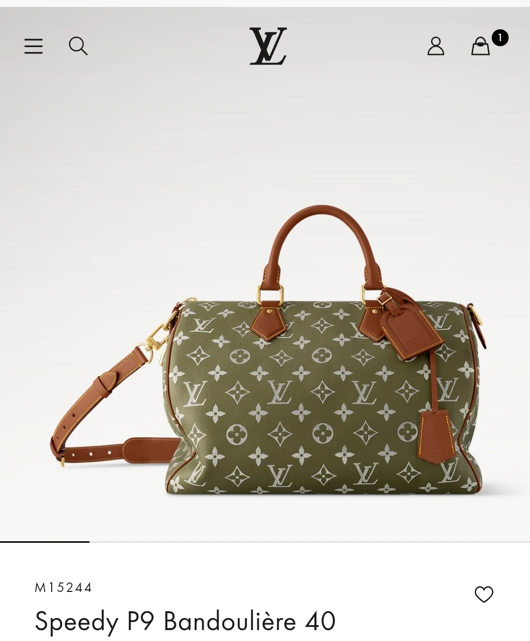 L. V Speedy P9 Bandoulière Bag