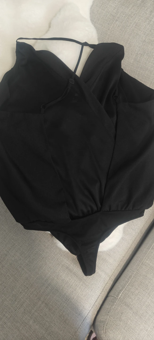 Black Halterneck Bodysuit - photo 4