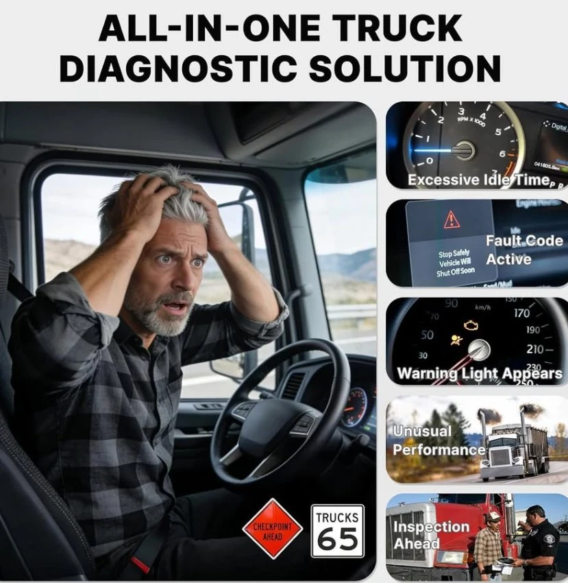 ANCEL HD200 Heavy Duty Truck OBDD & OBD2 Scanner - photo 4