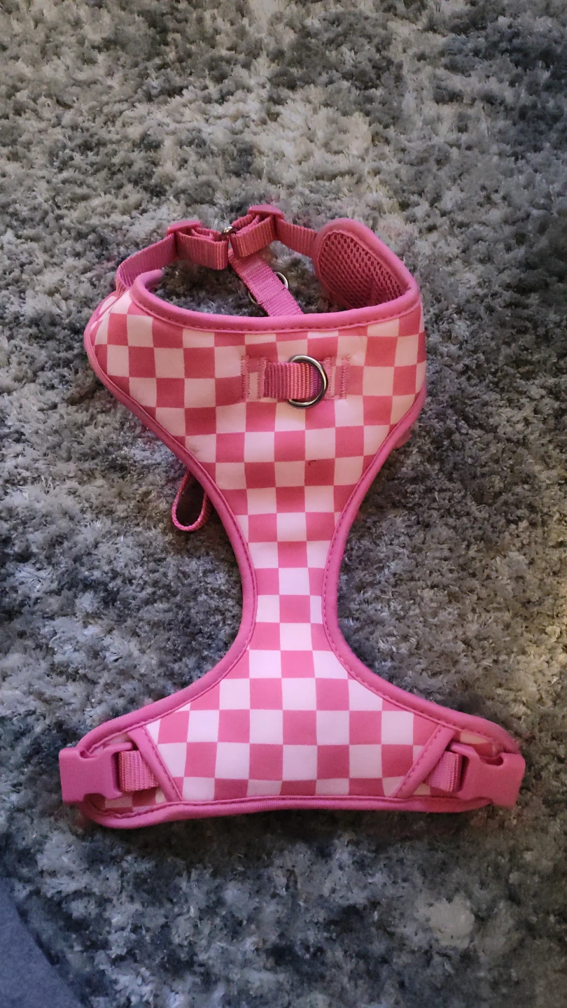 TOP PAW Pink Checkerboard Dog Harness - photo 2