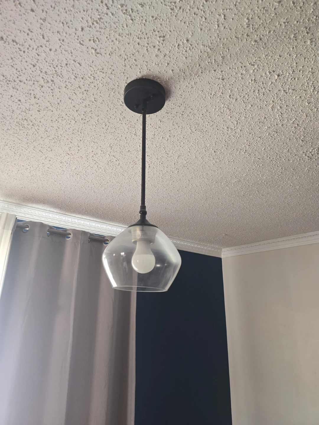 Globe Harrow Pendant Light Matte Black/Gold - photo 3