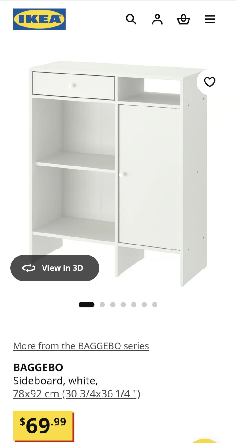IKEA BAGGEBO Sideboard