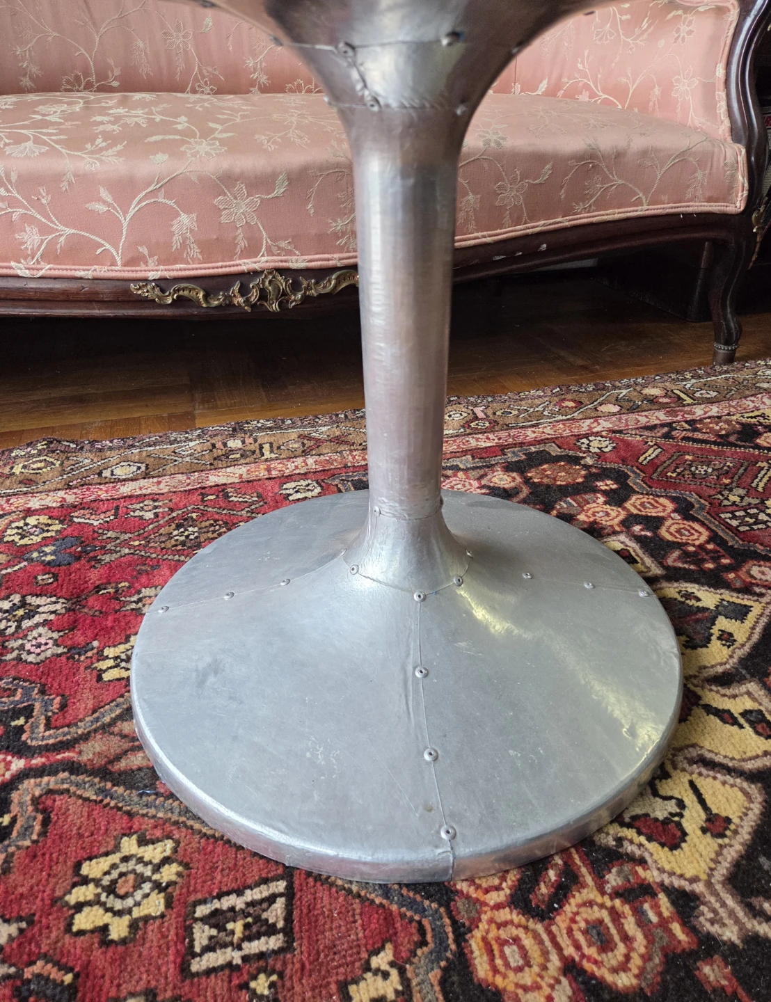 Industrial Design Aviation Style Tulip Coffee Table - photo 2
