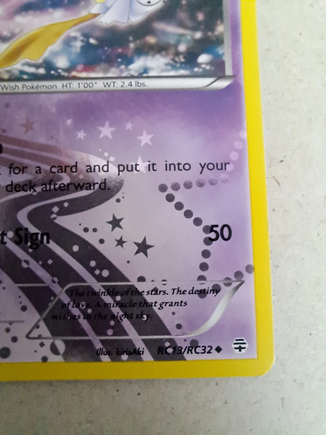 Pokemon XY Generations Radiant Jirachi RC 13 - photo 3