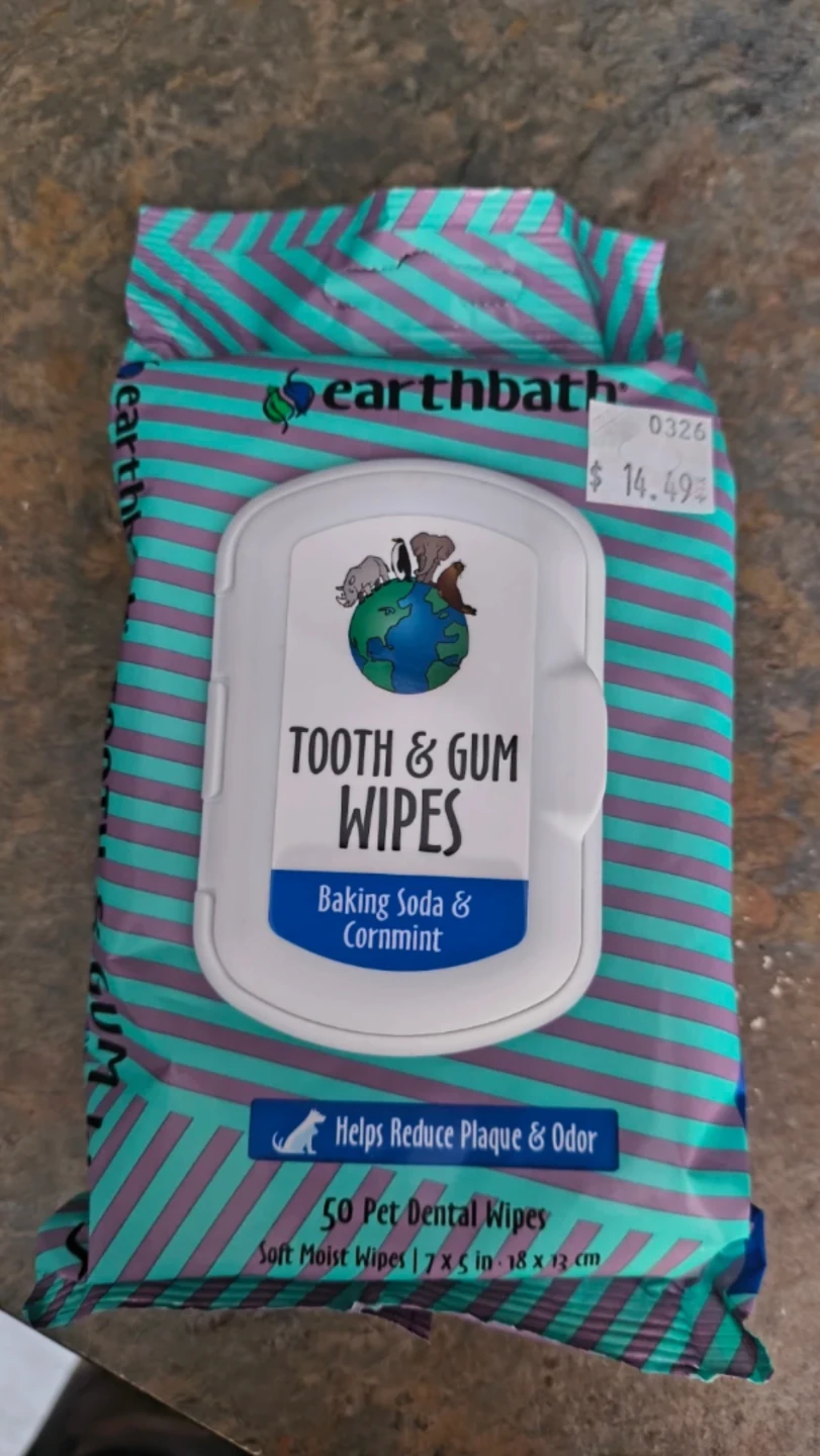 Earthbath Tooth & Gum Wipes