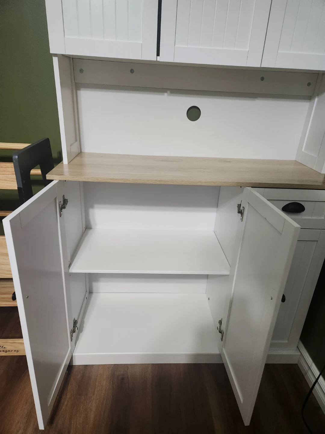 HOMCOM White Kitchen Storage Cabinet - photo 2