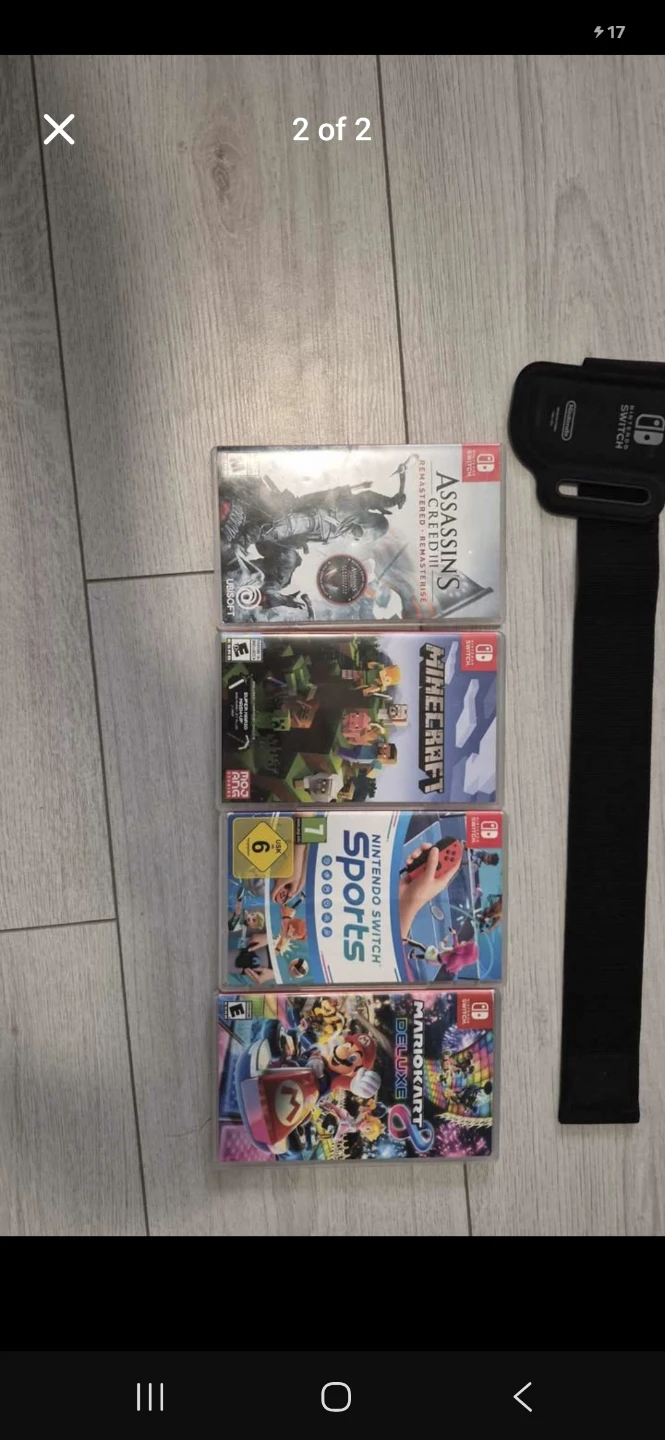 Nintendo Switch Oled Console with Games and Accessories
