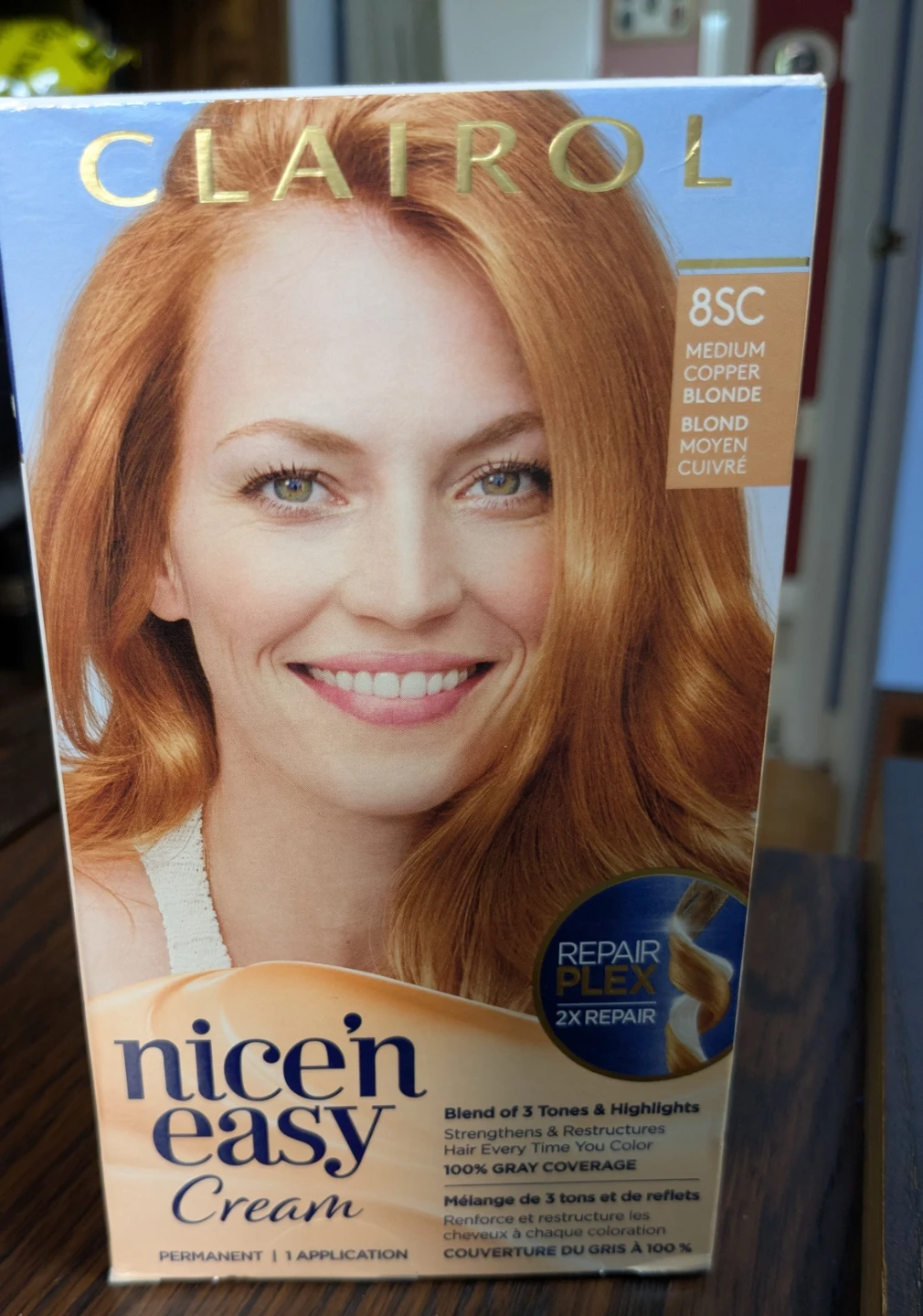Clairol Nice'n Easy 8SC Medium Copper Blonde Hair Colour