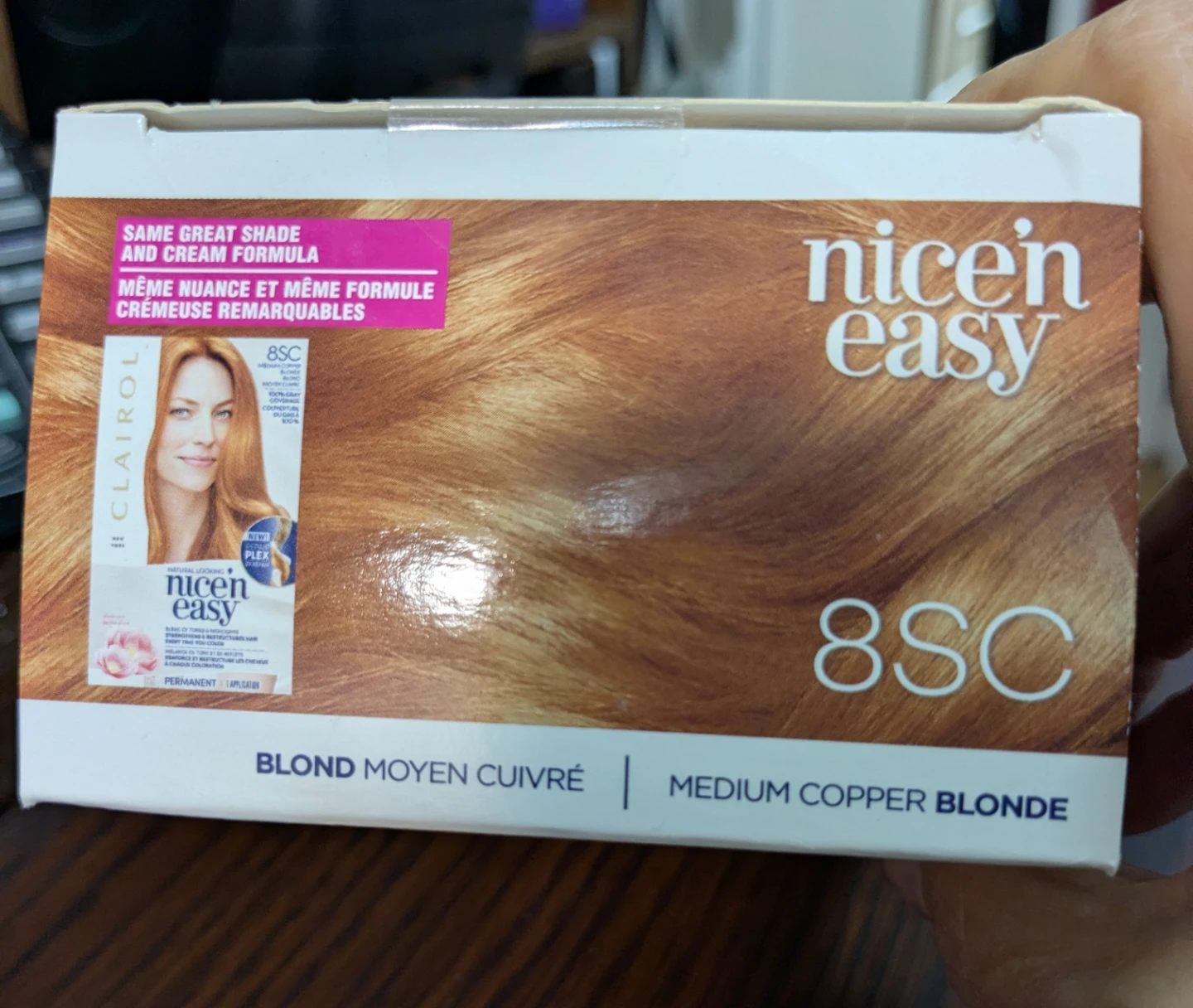 Clairol Nice'n Easy 8SC Medium Copper Blonde Hair Colour - photo 2