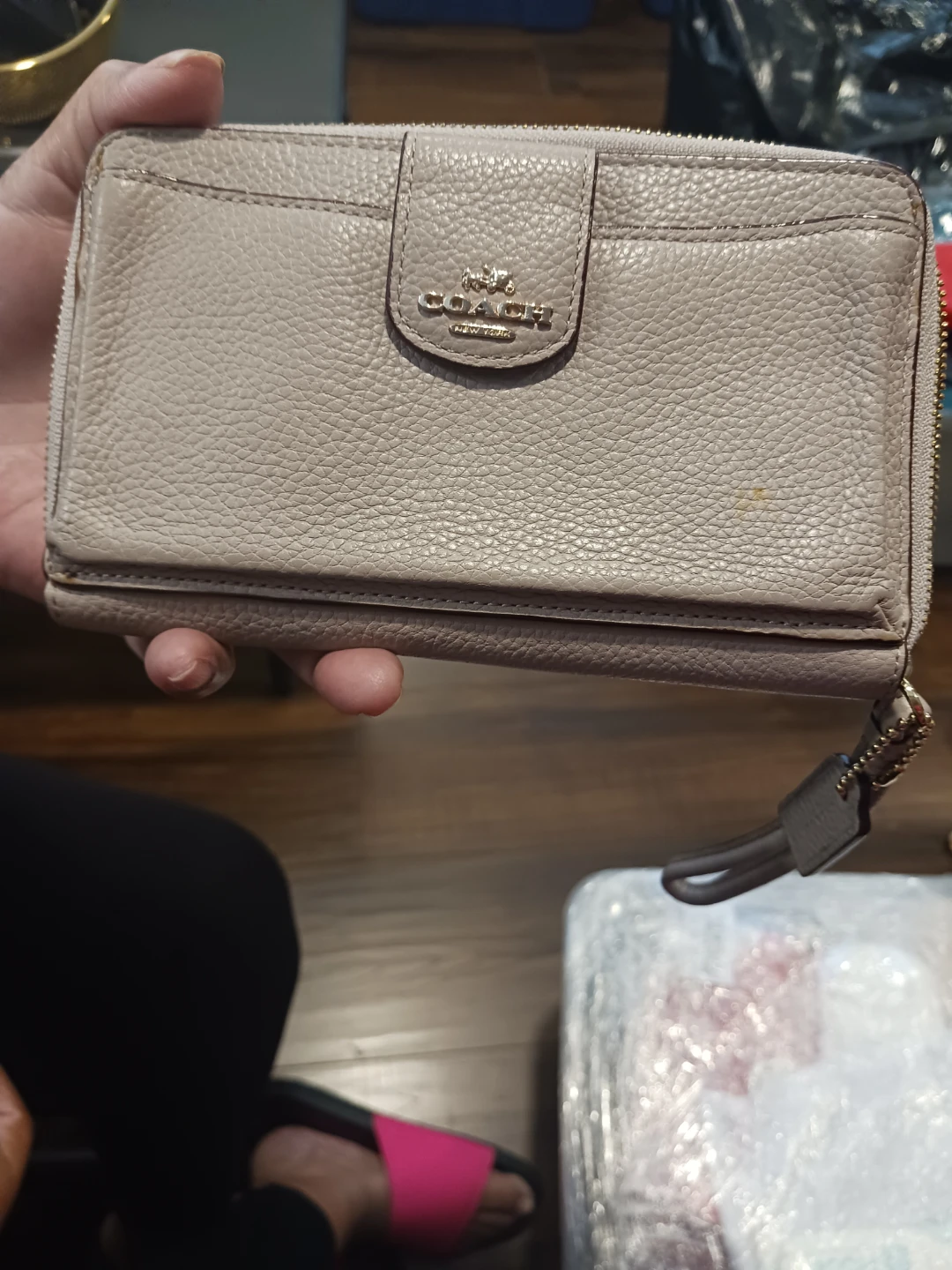 Coach Zip Around Wallet