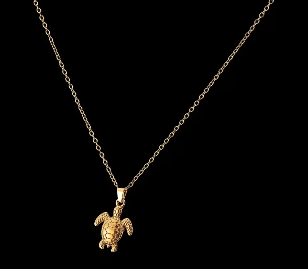 Gold Turtle Necklace - photo 2