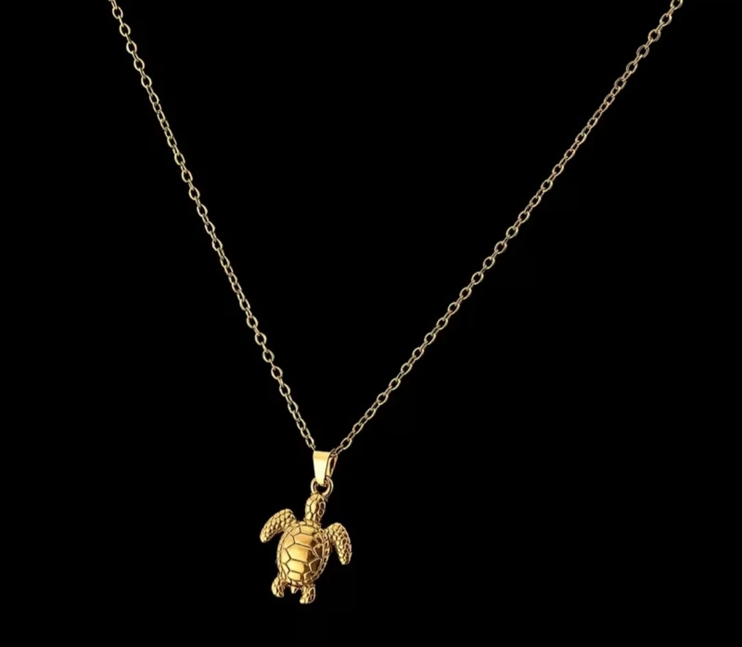 Gold Turtle Necklace - photo 4