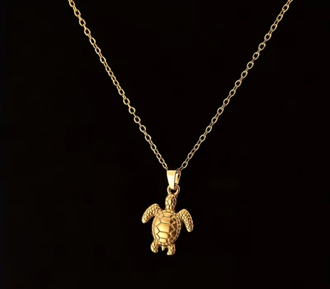 Gold Turtle Necklace - photo 5