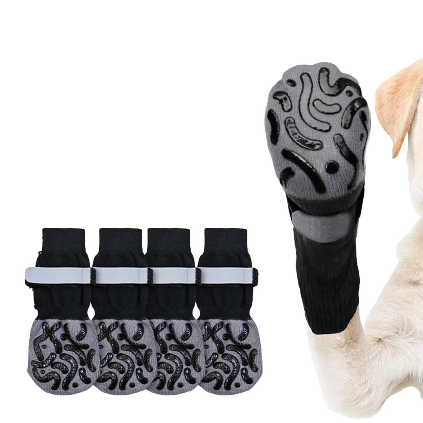 Dog Booties - Set of 4 - Size M - photo 2