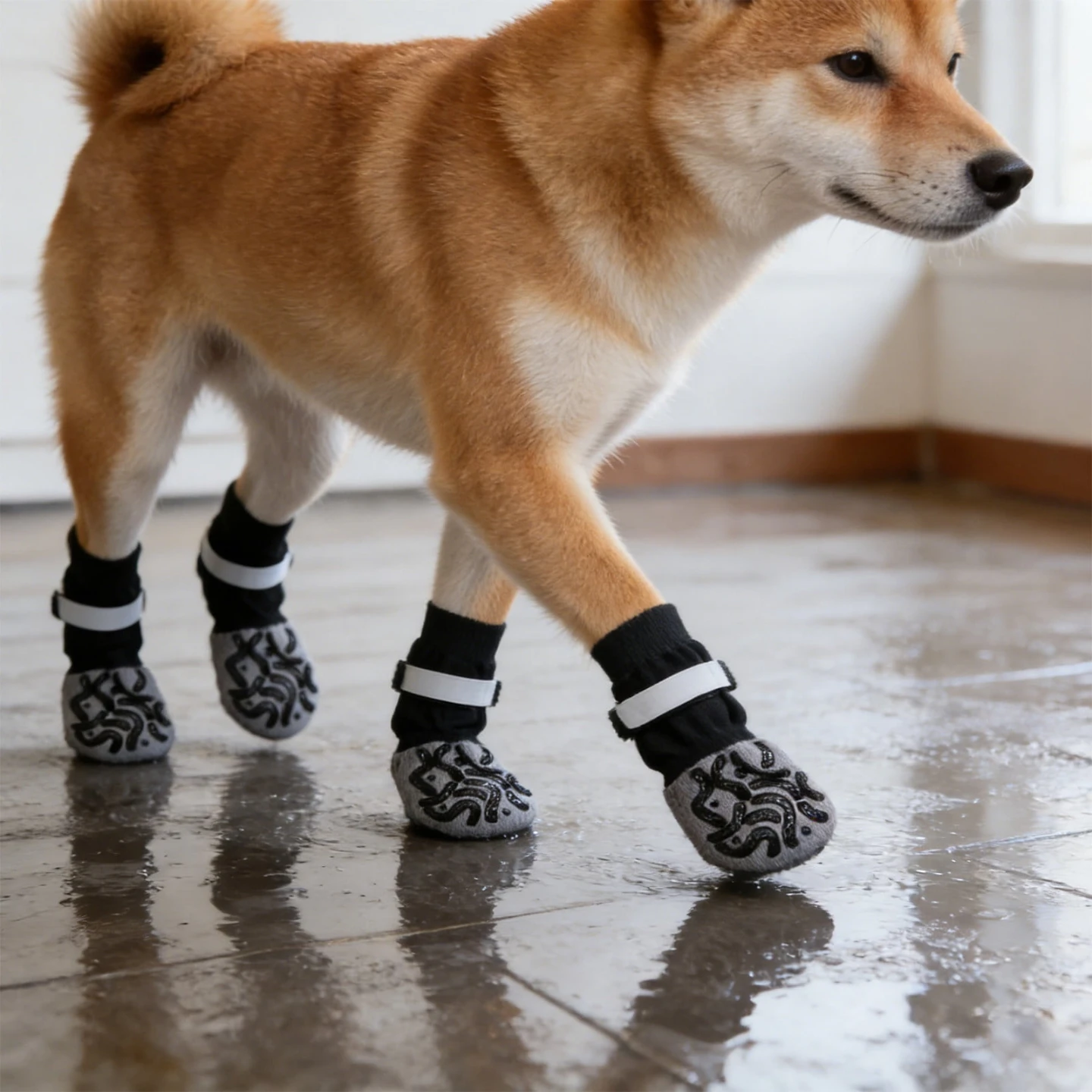 Dog Booties - Set of 4 - Size M - photo 5
