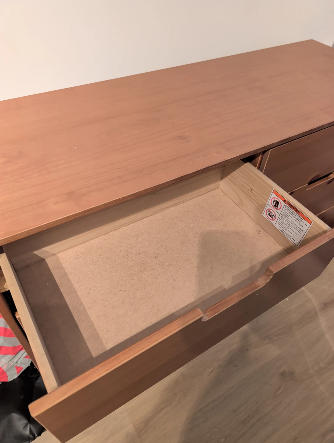 Wooden Dresser with Six Drawers - photo 2