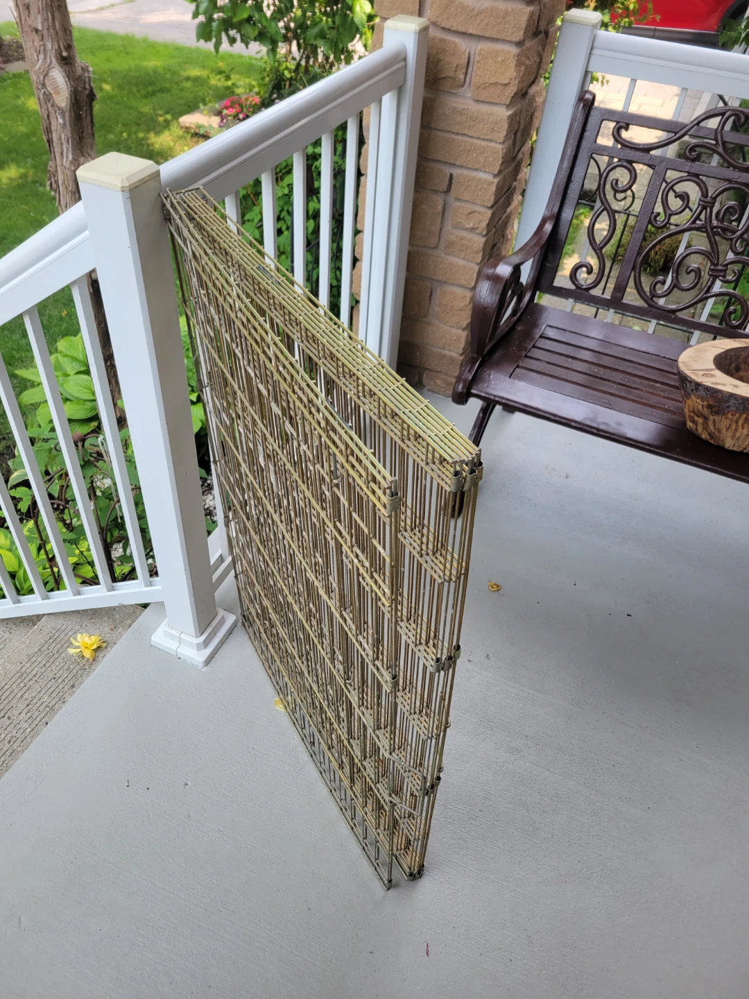 Gold Metal Pet Playpen / Exercise Pen 8 panels  24x36" - photo 5
