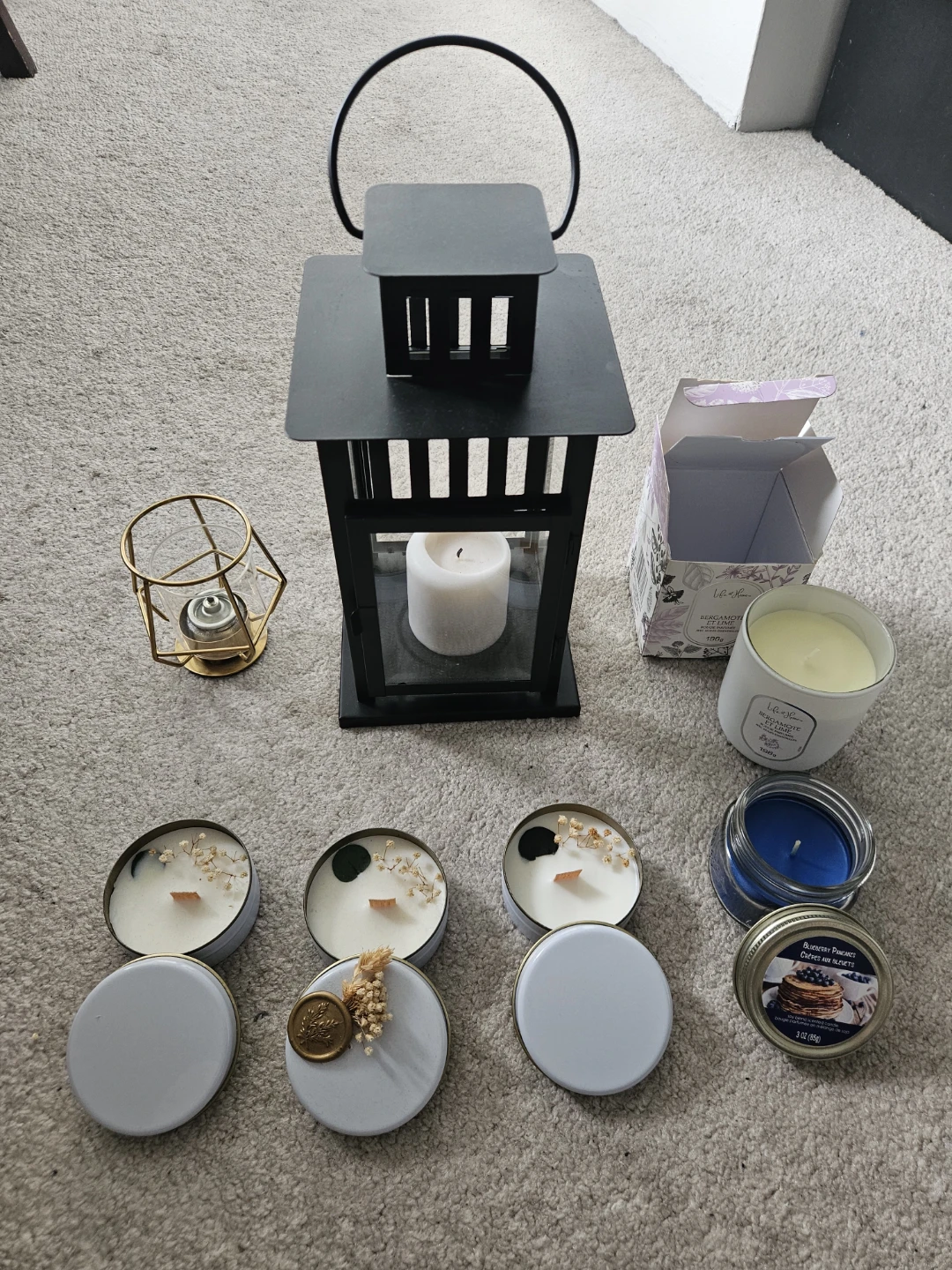 Scented Candles and Tealight Lantern