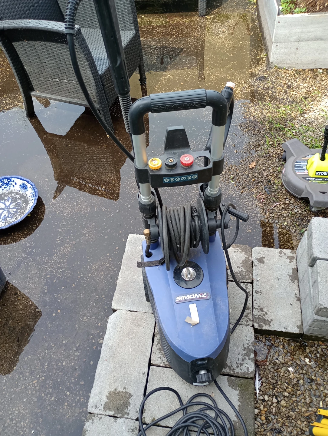 Ryobi 3100 PSI Surface Cleaner Attachment and pressure washer - photo 2