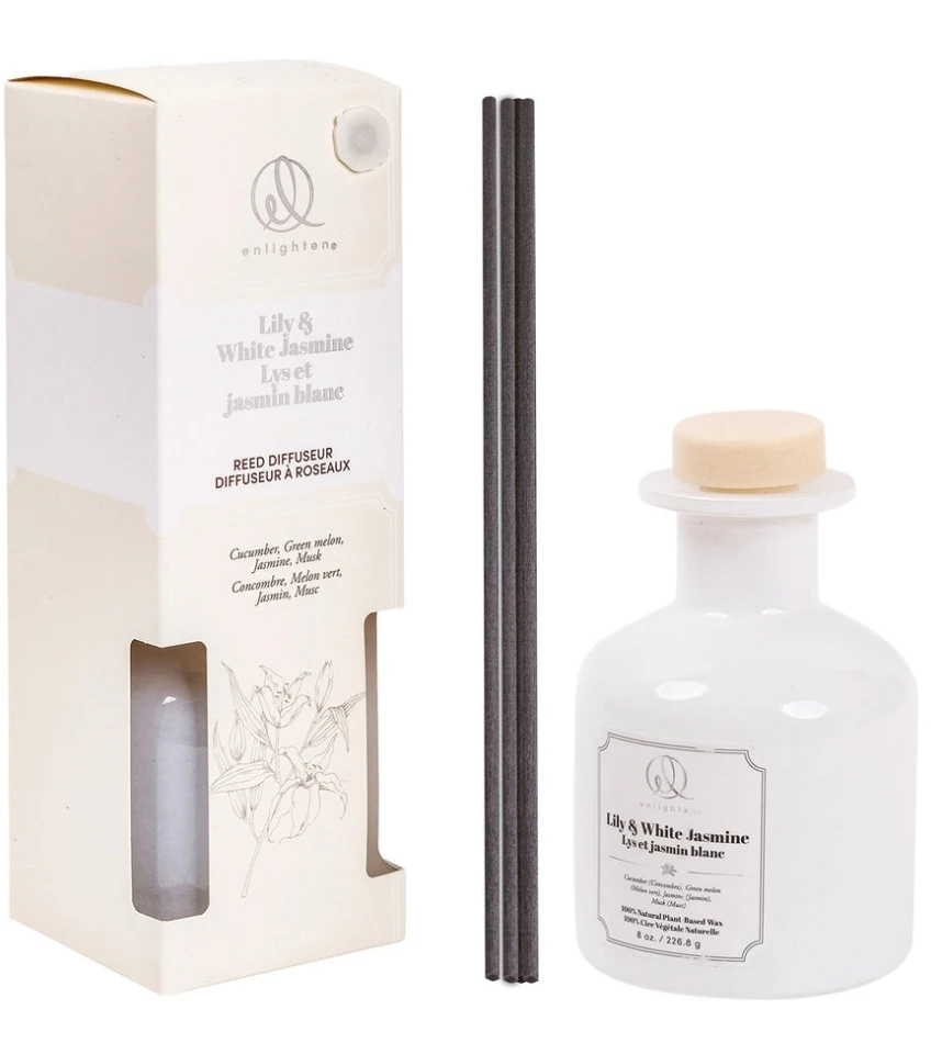 Enlighten Lily & White Jasmine Reed Diffuser