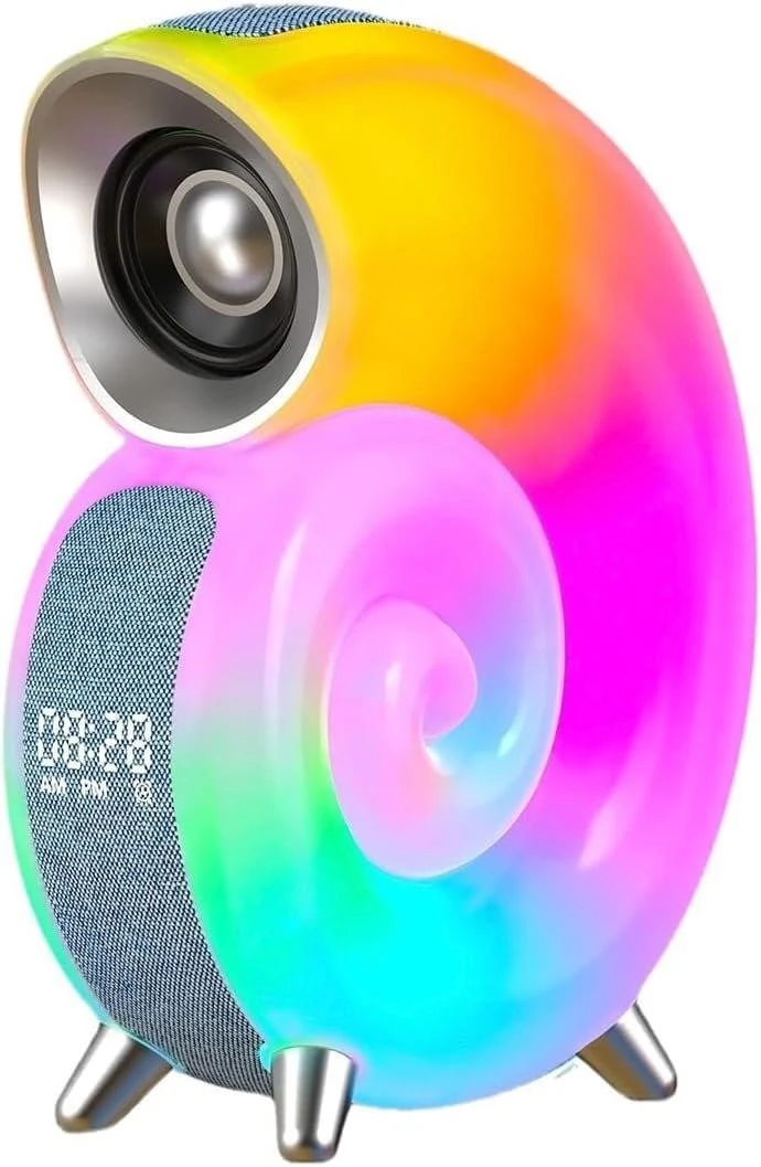 Multi-Color LED Speaker with Alarm Clock - photo 4