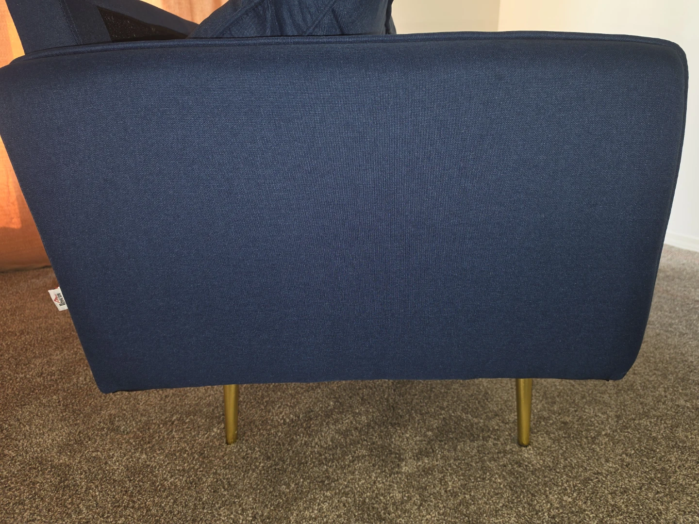 Blue Loveseat Sofa - photo 3
