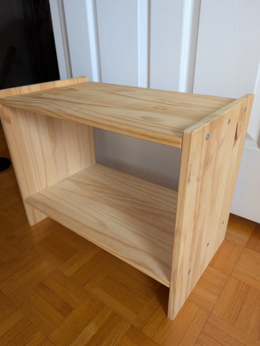 Wooden Two-Tier Shelf