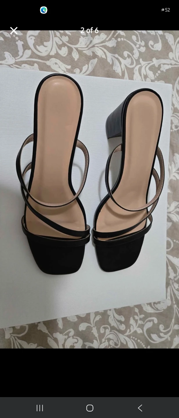 Black Block Heel Sandals - photo 2