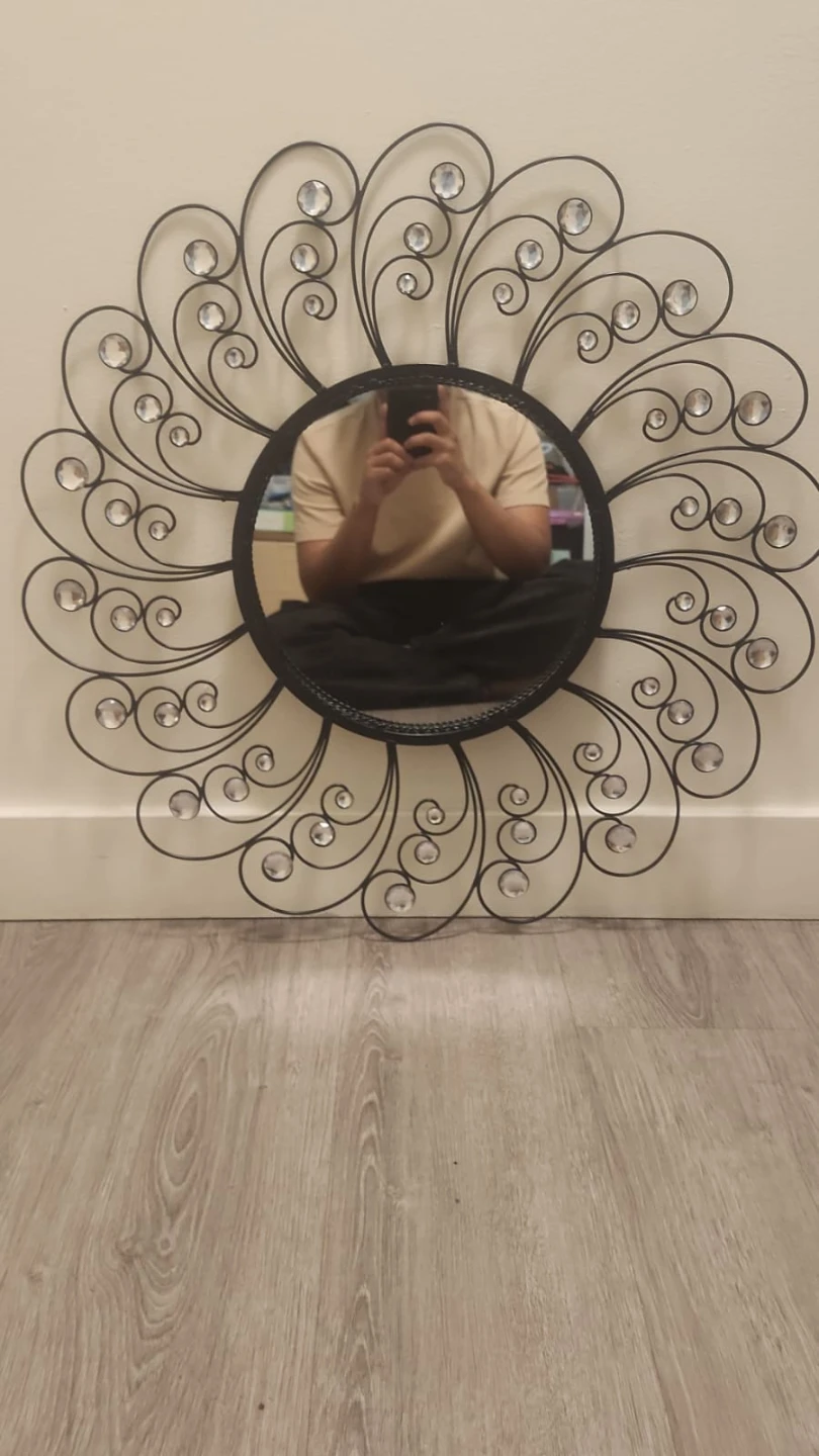 Decorative Wall Mirror with Crystals - photo 2