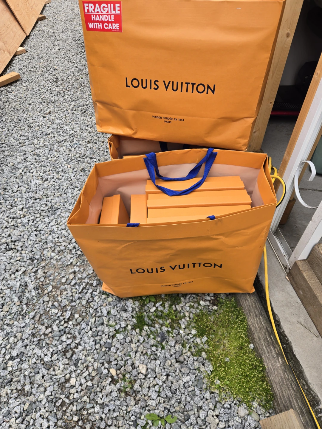 Louis Vuitton Shopping Bags with Boxes - photo 3