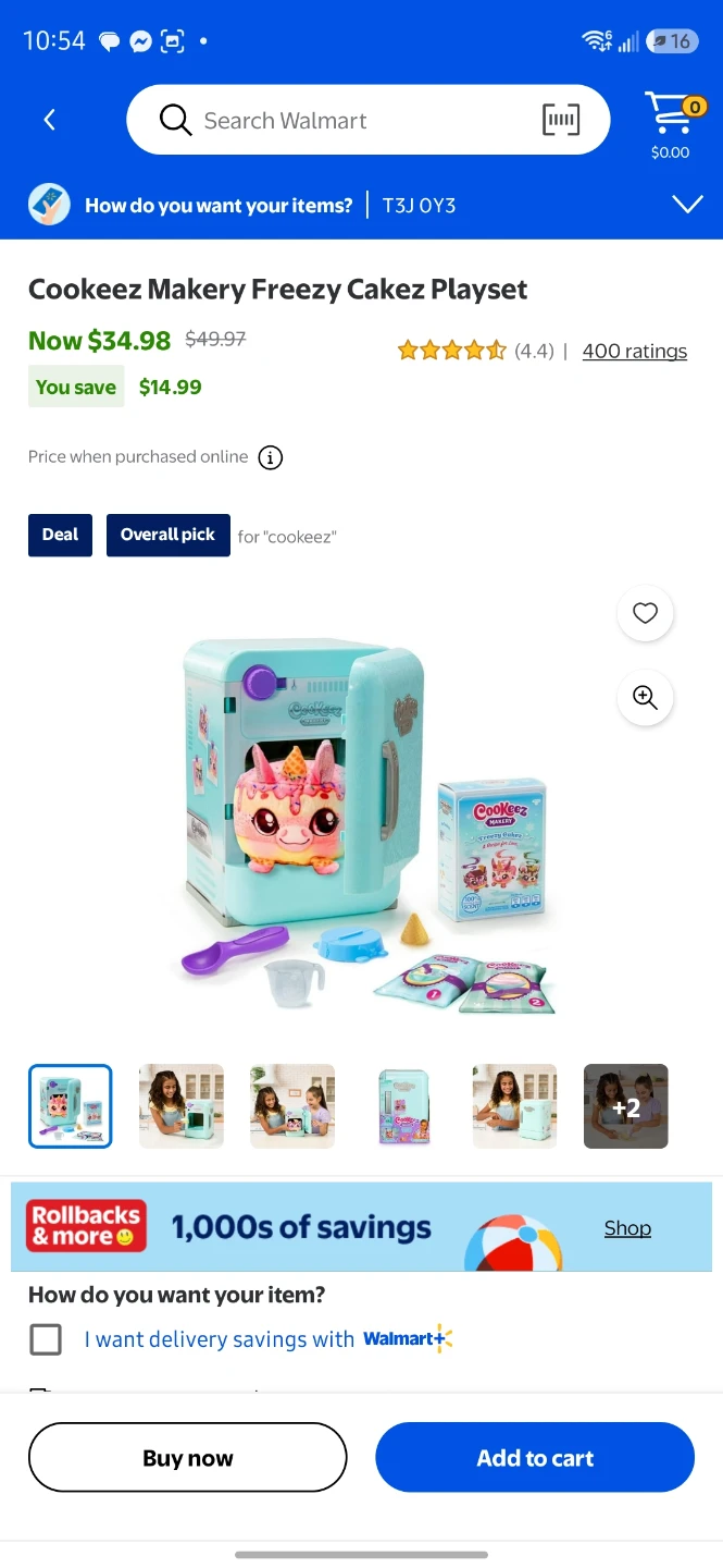 Cookeez Makery Freezy Cakes Playset