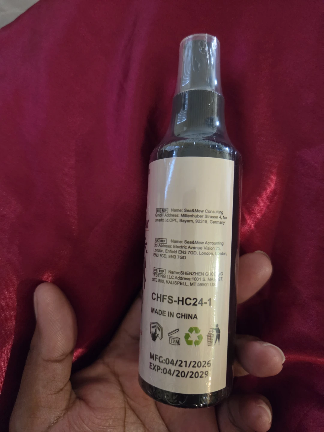 ZZXXC Rose Water Spray for Locs✨️💈 100ml - photo 2