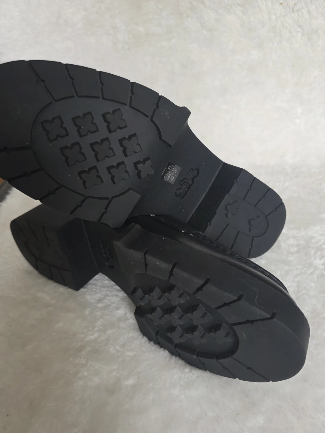 Coach Black Leather Leah Loafers W8 - photo 3