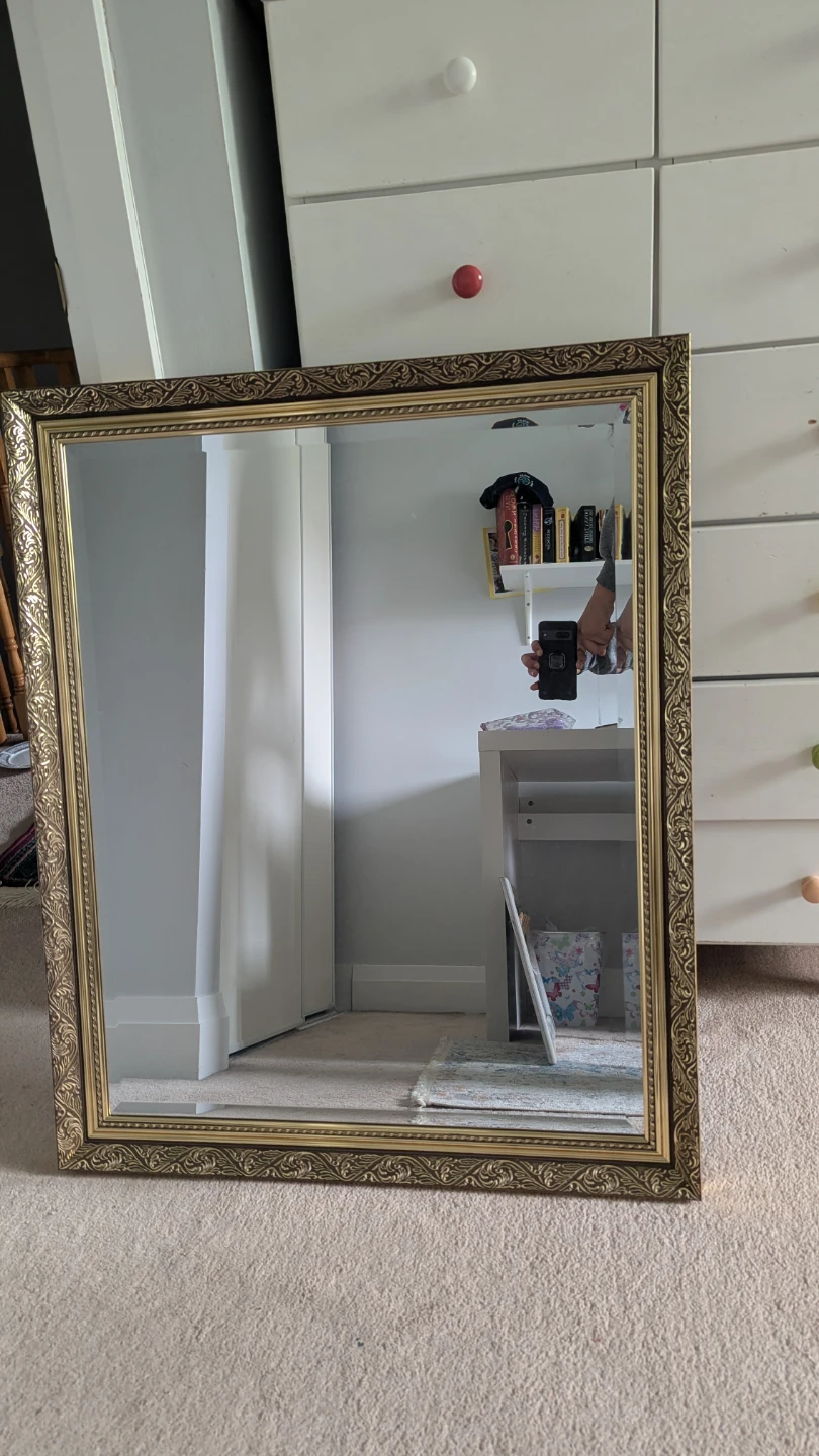 Ornate Gold Framed Wall Mirror - photo 2