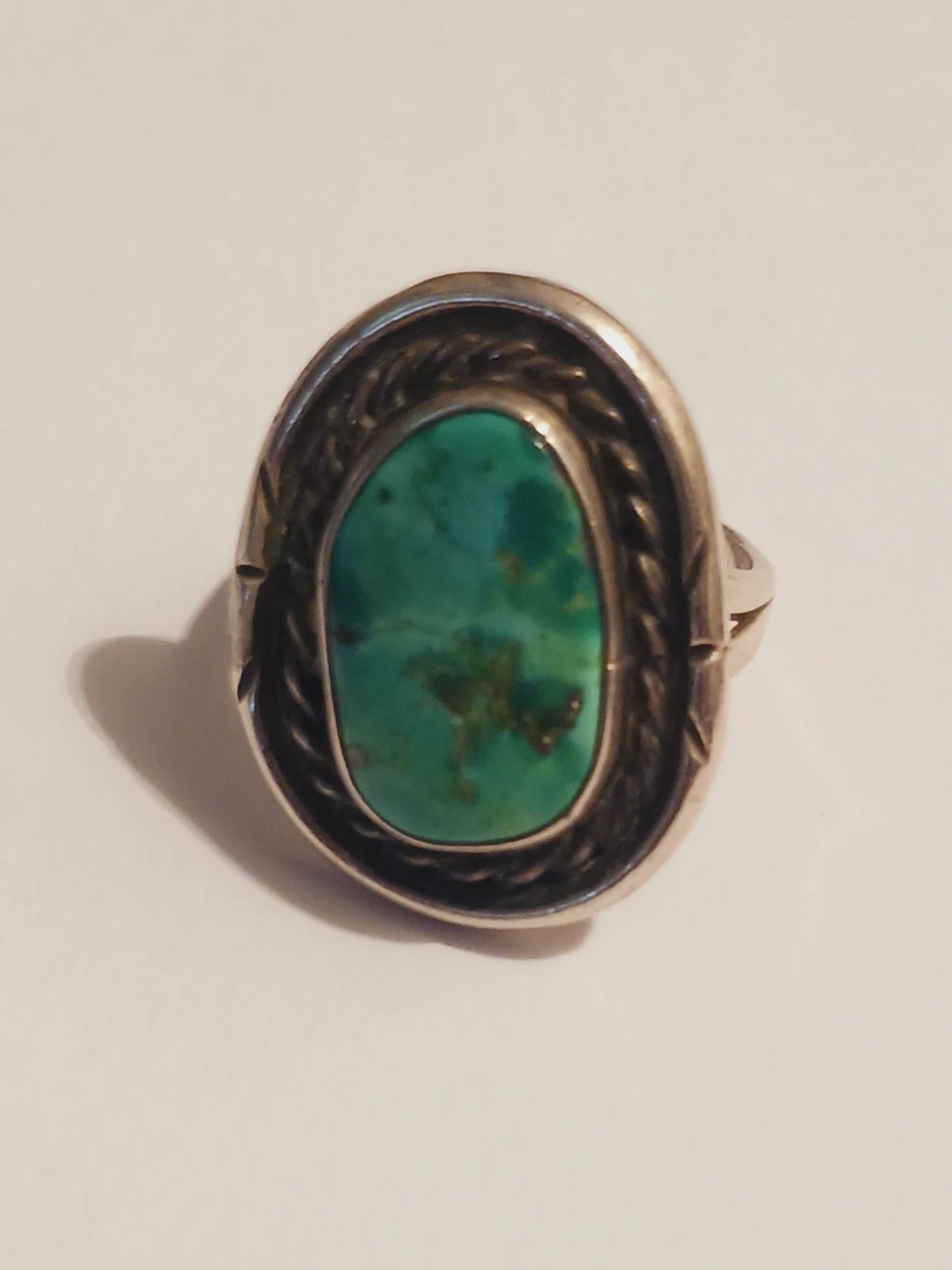 Gorgeous Sterling Silver 925 Turquoise Stone Ring.  7 - photo 3