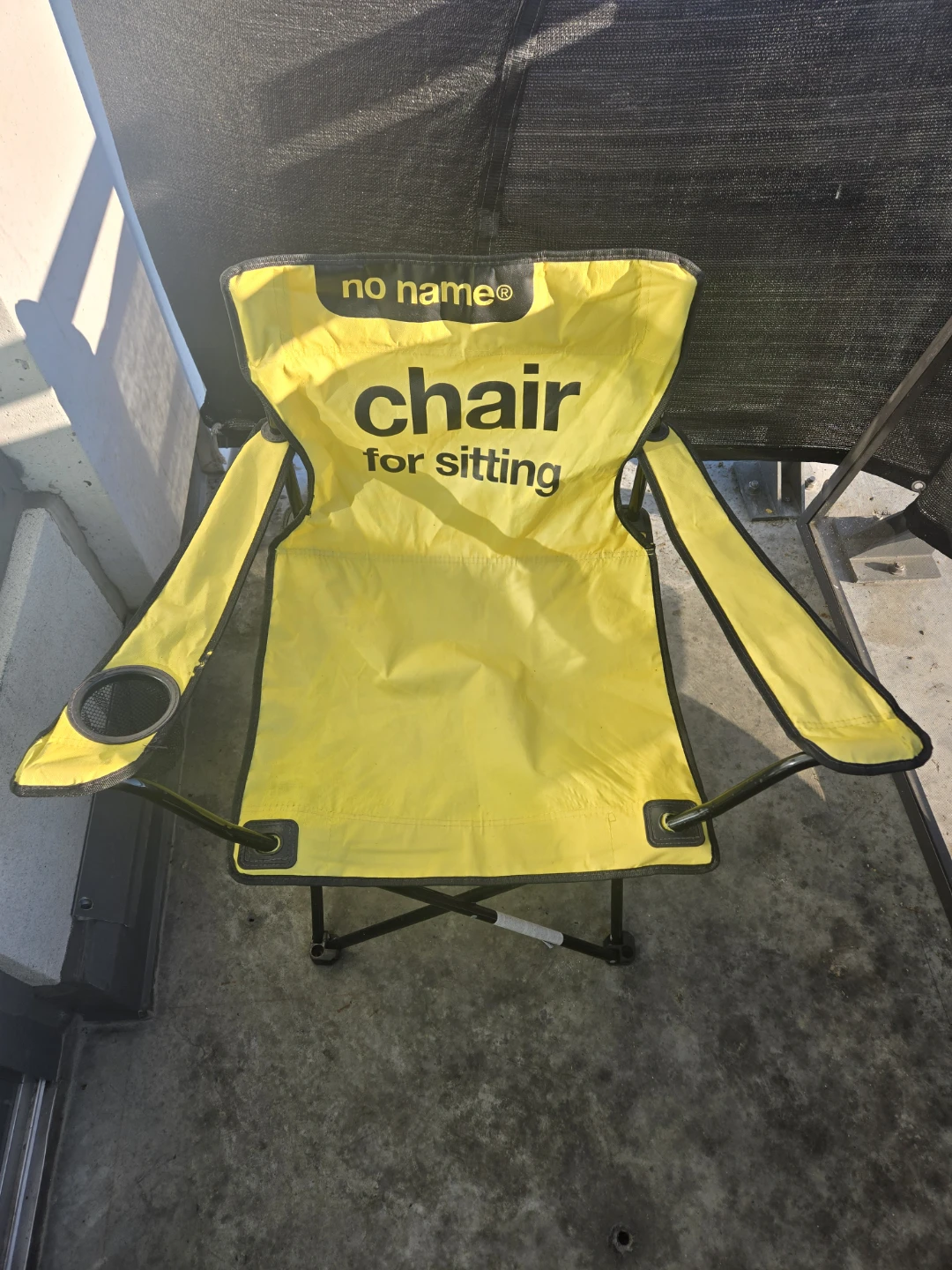 No Name Yellow Camping Chair
