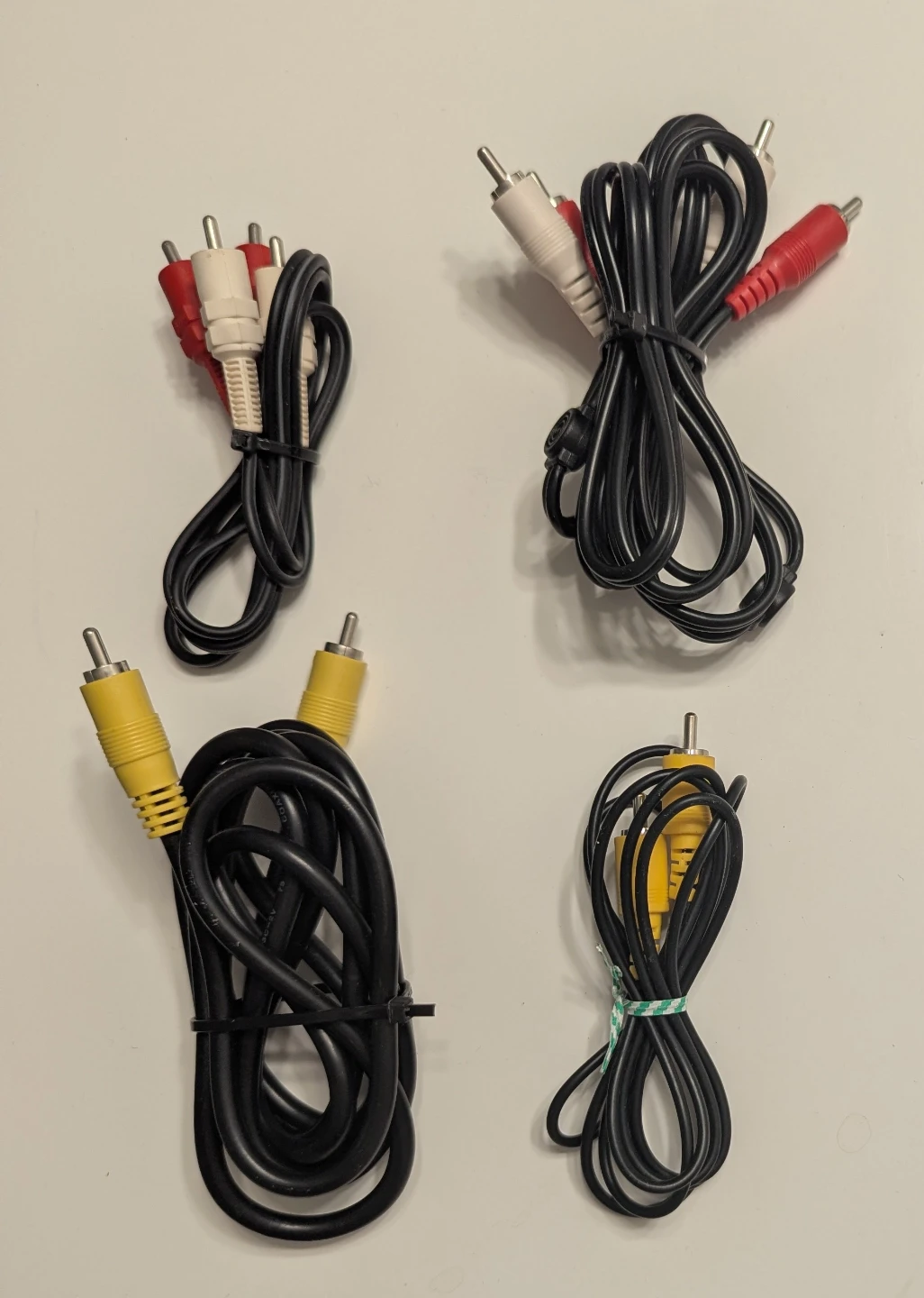 RCA Audio/Video Cables (Set of 4)